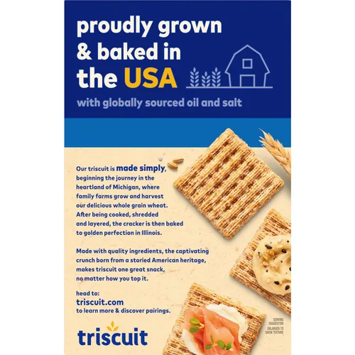 Miniatura 17 de Triscuit Galletas de trigo integrales originales de grano entero, cajas de 12 a 8.5 onzas