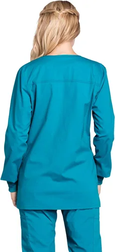 Miniatura 2 de Cherokee Workwear Profesionales Snap Front Warm-up Scrub Jacket