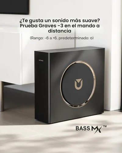 Miniatura 6 de ULTIMEA Barra de sonido de 5.1.2 canales con Dolby Atmos, sistema de sonido envolvente para TV con 2 altavoces envolventes, barra de sonido