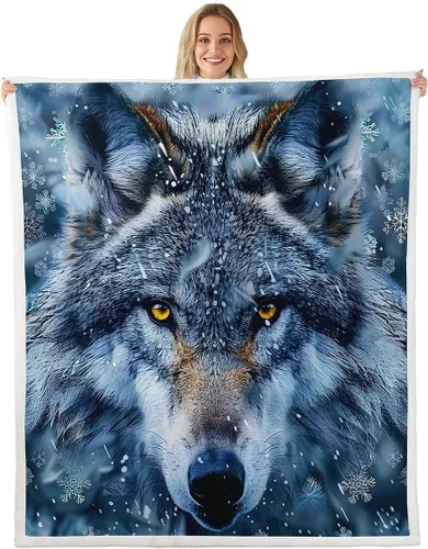 Miniatura 16 de Manfei Fish Throw Blanket Blue Camouflage American Flag Bed Blanket for Kids Boys Girls Room Decor, Fishing Theme Blanket for Couch Sofa, Soft and