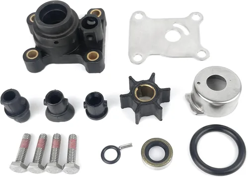 Kit de reparación de impulsor de bomba de agua 394711 para fueraborda Johnson Evinrude OMC 8 9.9 10 15 HP Reemplazar 0394711 391698 386697 Sierra