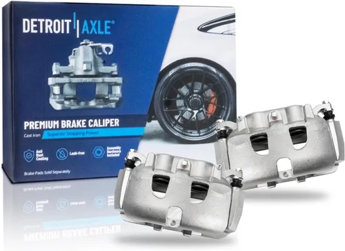 Miniatura 127 de Detroit Axle - 4 pinzas de freno para Honda Element 2003-2011 Pinzas de freno de disco con soportes 2004 2005 2006 2007 2008 2009 2010 reemplazo
