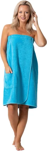 Miniatura 13 de Robe Direct Women’s Terry Cloth Spa and Bath Towel Wrap with Adjustable Closure & Elastic Top