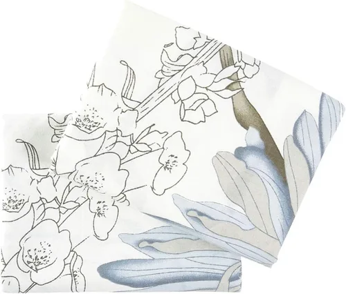 Miniatura 6 de Wake In Cloud - Fundas de almohada florales, 100% tela de algodón, estilo vintage floral shabby chic de granja botánica, juego de 2 fundas
