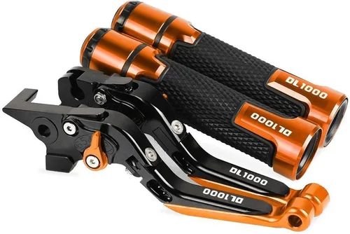 Miniatura 10 de Motocicleta para Suzuki DL1000 V-Strom 2002 2003 2004 2005 2006-2016 Frenos de motocicleta Barra de acoplamiento Palancas de embrague de freno Negro1