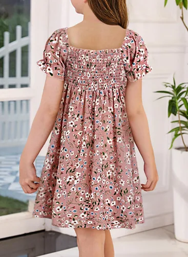 Miniatura 4 de blibean Vestido bohemio de verano para niña de 4 a 13 años