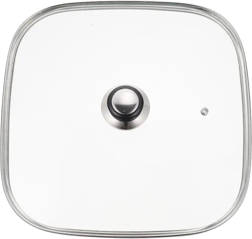 Kichvoe Tapa universal para sartén, tapa de sartén, mango de repuesto, vidrio universal para freír sartén utensilios de cocina, 11.8 pulgadas