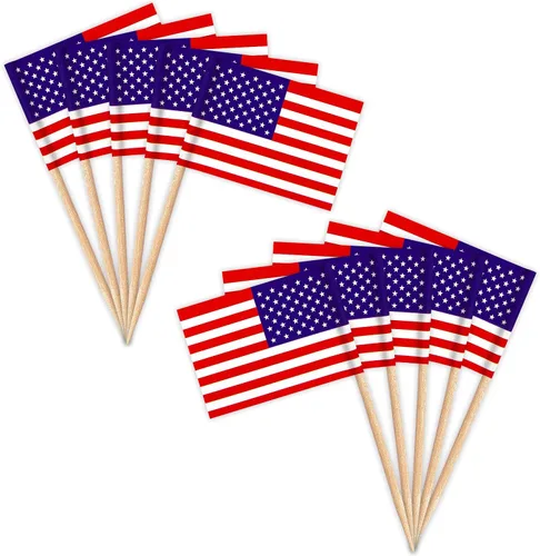 Miniatura 16 de ZXvZYT Banderas de palillos de dientes cubanos con bandera de Cuba, decoración pequeña para cupcakes de Cuba, decoración de frutas y cóctel