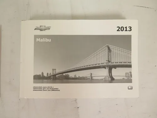 Miniatura 3 de 2013 Chevrolet Malibu Owners Manual Handbook OEM K02B17012 Tapa blanda – 1 Enero 2013