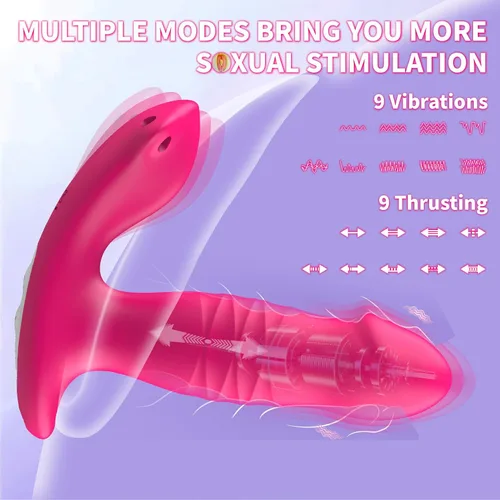Miniatura 2 de Vibrador de bragas portátiles, juguete sexual con control de aplicación, vibradores de consolador de punto G para mujeres, estimulador de clítoris