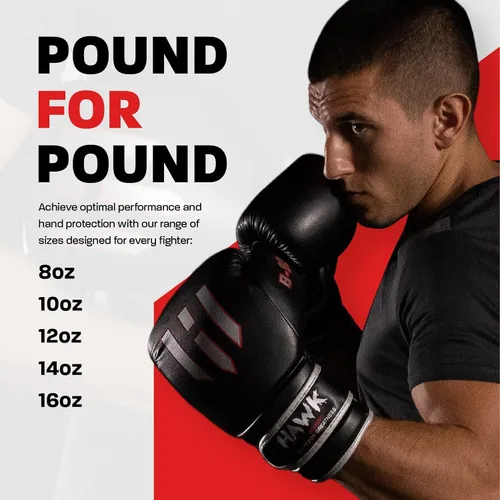 Miniatura 7 de Hawk Sports Guantes de boxeo para hombres y mujeres, cómodos guantes de entrenamiento de boxeo con acolchado de espuma para lanzar golpes de fuerza