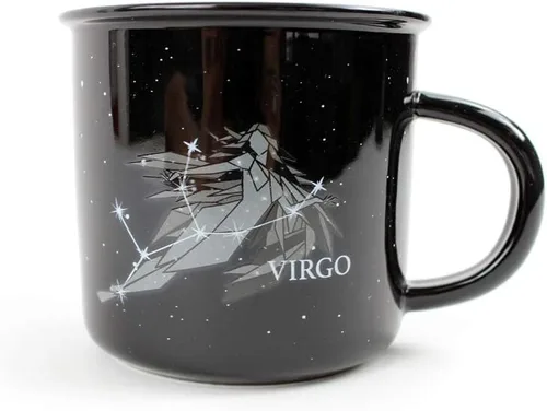 Miniatura 13 de Creature Cups Aquarius - Taza de cerámica - Taza de café de astrología de 13.5 onzas con rasgos del horóscopo en el interior Géminis