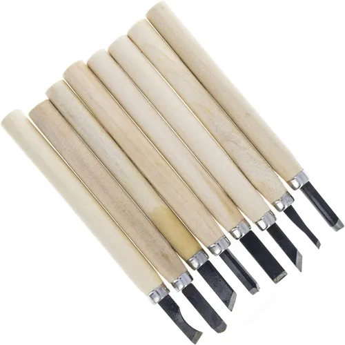 Miniatura 2 de SE Juego de cinceles de talla de madera (8 piezas) - 773WC