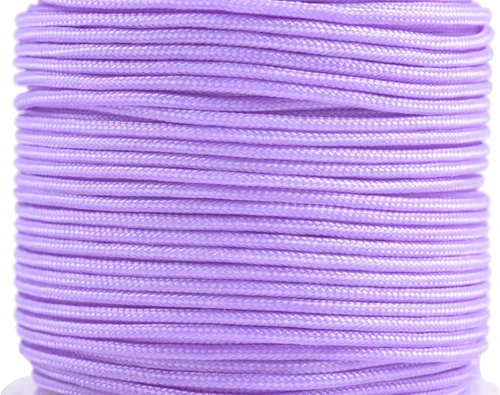 Miniatura 98 de KONMAY 1 rollo de cuerda de nailon para hacer pulseras de 150 yardas, trenzado de nailon Shamballa Macramé/cordón de cuentas de 0.4mm, cordón