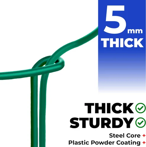 Miniatura 3 de K-Brands Estacas altas de soporte para plantas – Jaulas de peonía semicirculares de 10 pulgadas de ancho x 24 pulgadas de alto y soportes