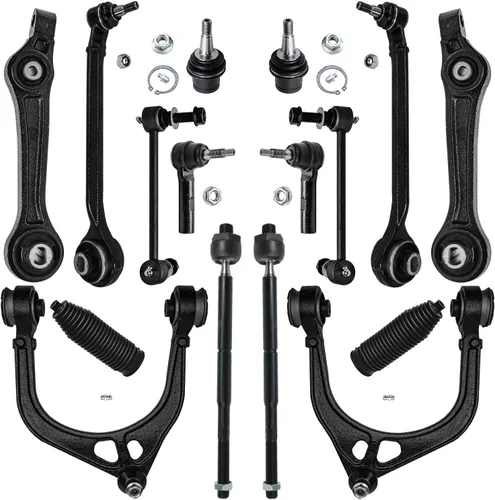 Miniatura 44 de Detroit Axle - Kit de suspensión frontal de 16 piezas para RWD Chrysler 300 Dodge Charger Challenger Magnum 6 brazos de control con rótulas 2