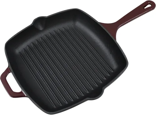 Miniatura 26 de Utensilios de cocina de hierro fundido esmaltado (Sartén 5", Merlot)