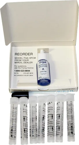 Miniatura 5 de MirOil Kit de prueba de aceite de freír para material contaminante polar, paquete de 12 pruebas, kit de prueba de aceite de freidora de 3 minutos