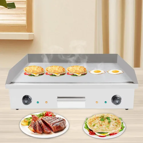 Miniatura 2 de 4400W 110V Teppanyaki, plancha eléctrica de la encimera de la encimera comercial de la parrilla plana de la parrilla de la parrilla de la placa