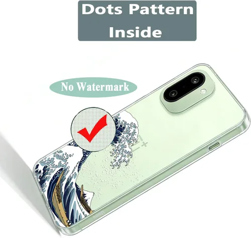 Miniatura 3 de Unov Funda compatible con OnePlus 15R 5G transparente con diseño de TPU suave absorción de golpes, diseño delgado en relieve, cubierta trasera great