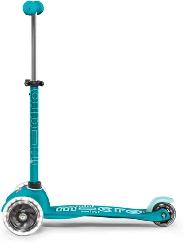 Miniatura 5 de Micro Kickboard Mini scooter LED para niños de 2 a 5 años Niños de hasta 110 libras Diseño de 3 ruedas inclinadas para dirigir Barra en T