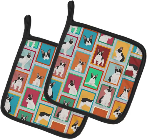 Miniatura 71 de Caroline's Treasures MLM1149PTHD - Juego de soportes para ollas de cocina resistentes al calor, almohadillas calientes para horno para cocinar