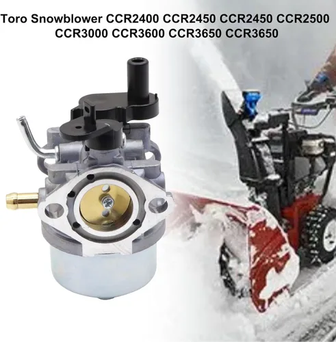 Miniatura 3 de SecosAutoparts Soplador de nieve de carburador compatible con Toro 141cc Power Clear 221QR 210R 221QE 221R Modelo # 38584 38581 38587-SD Compatible