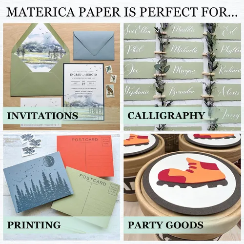 Miniatura 5 de Cardstock Warehouse Materica - Papel de cartulina azul oscuro cobalto, 25 hojas, 8.5 x 11 pulgadas, 92 libras, 250 GSM, 16 Pt. Tarjeta azul mate