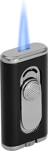 Miniatura 2 de Xikar Verano - Encendedor plano de llama, caja de regalo, elegante construcción de metal, color negro