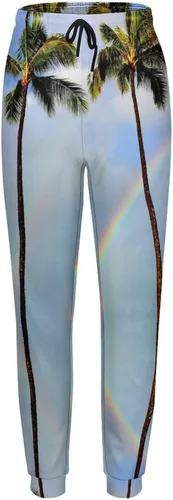 Miniatura 4 de Rainbow Palm Trees Casual Sweatpants for Women High Waisted Jogger Pants Sport Trousers with Pockets
