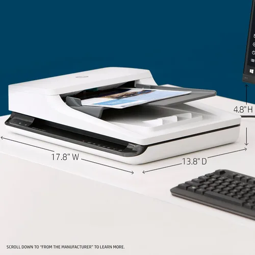 Miniatura 3 de HP ScanJet Pro 2500 f1 OCR, escáner de cama plana
