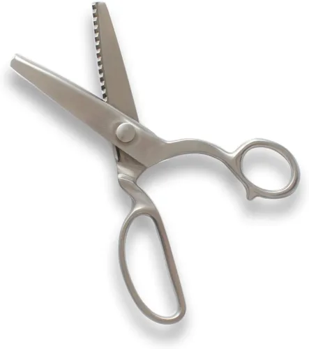 Tijeras de entintar de acero inoxidable para tela, tijeras dentadas de alta resistencia, tijeras de corte en zigzag con borde decorativo, tijeras de