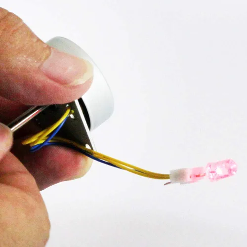 Miniatura 5 de Micro 3 Fases AC Mini Generador de Motor Manual Sin Escobillas Modelo de Experimento Científico Kit de Ayuda para Enseñanza DIY