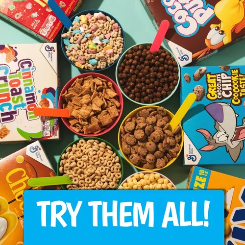 Miniatura 9 de Cocoa Puffs, cereales para el desayuno con sabor a chocolate, hechos con grano integral, bolsa resellable de 32 onzas