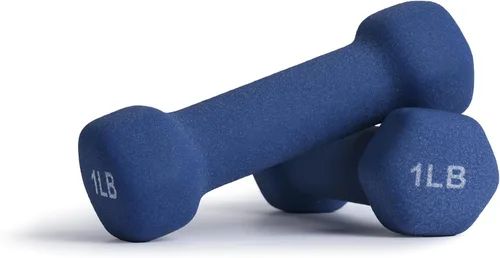 Miniatura 18 de Portzon Mancuernas de neopreno con agarre antideslizante para ejercicio de entrenamiento corporal total y tonificación muscular, compatible con 2