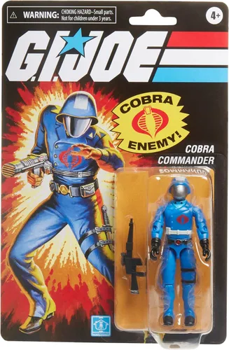 Miniatura 3 de G.I. Joe Retro Collection - Figura de acción Duke vs Cobra Commander con junta tórica, paquete de 2