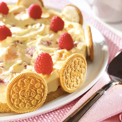 Miniatura 7 de OREO - Galletas de chocolate estilo sándwich doradas, tamaño fiesta, 24.16 onzas.