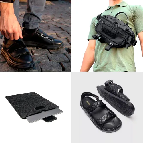 Miniatura 3 de Cinta de gancho y bucle negra de 2 pulgadas de ancho para coser, no adhesiva, de 1 yarda de largo, cinta de gancho y bucle de nailon negro, juego