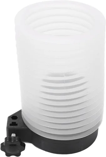 Cuenco de polvo de taladro, colector de polvo de taladro colector de gran capacidad, martillo eléctrico cubierta blanca para perforar