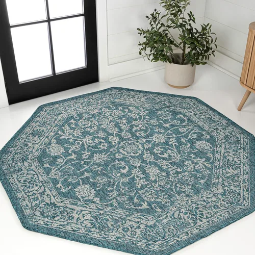 Miniatura 34 de JONATHAN Y Alfombra de pasillo floral tejida para interiores y exteriores 2X8, color crema/verde, tela bohemio texturizada para el patio trasero