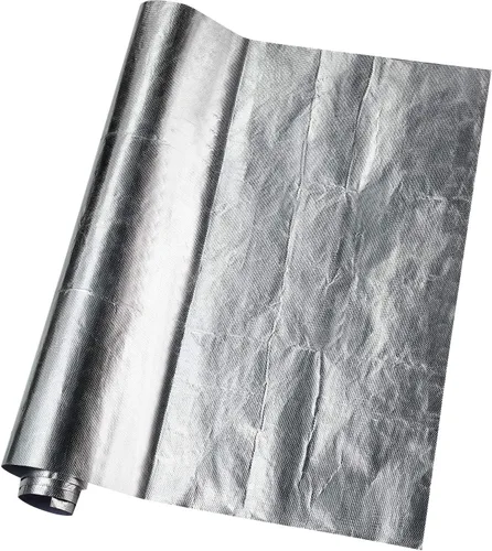 Miniatura 5 de BBTO Lámina reflectante de calor, con respaldo adhesivo de fibra de vidrio aluminizada, barrera de protección, material resistente al calor