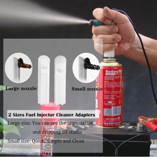 Miniatura 8 de Kit Universal de Prueba y Limpieza de Inyectores de Combustible, Kit de Herramientas de Limpieza DIY para PWM, Frecuencia de Pulso Ajustable y Ancho