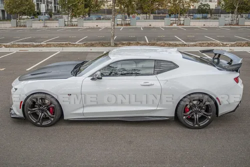 Miniatura 3 de Repuesto para Chevrolet Camaro LT LS RS SS 2016-Presente Par de extensiones de faldones laterales estilo ZL1 para panel basculante