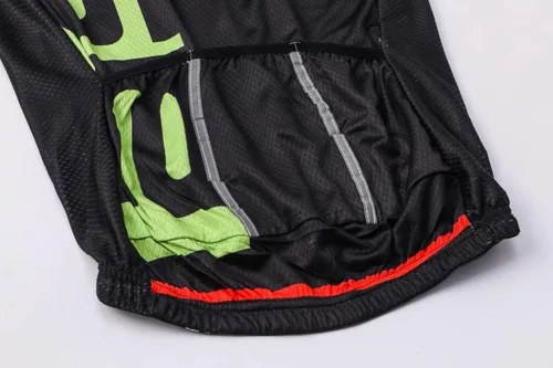 Miniatura 7 de New Pro - Camiseta de ciclismo de manga corta con cremallera completa para hombre, EE. UU