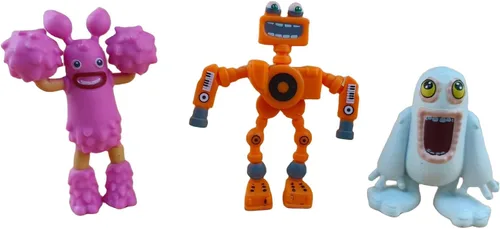 Miniatura 2 de Juguetes de monstruos cantantes, mini figura de acción, Wubbox Noggin Toe Jammer Lindo regalo de cumpleaños para niños y niñas de 6 años en adelante
