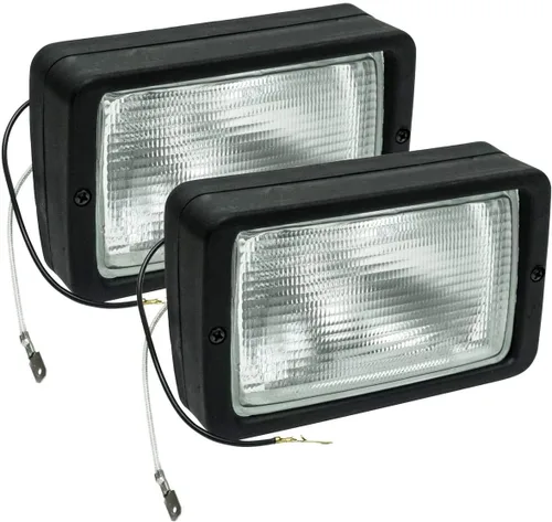 JCB 700/31800 LUZ DE TRABAJO 12V (LH+RH) Par para 2CX, 3CX, 4CX, 5CX, 214, 215, 216, 217, 1400B, 1550B, 1600B, 1700B, MIDI CX Luz delantera para