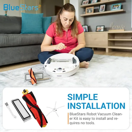 Miniatura 6 de BlueStars Piezas de repuesto compatibles con Roborock S6 Pure S6 E4 S4 S4 Max S5 S5 Max E2 E3 E5 E20 E25 E35 S50 S65 Xiaomi Mijia Robot Aspirador