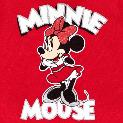 Miniatura 3 de Disney Minnie Mouse - Conjunto de sudadera con capucha y leggings de forro polar para niñas