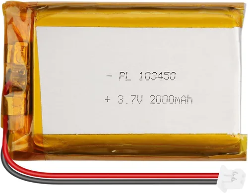 Miniatura 10 de Batería de polímero de litio 3.7V 1000mAh 102050 Lipo Batería recargable con cable Molex 0.049 in Conector para altavoz, rastreador GPS, dispositivo
