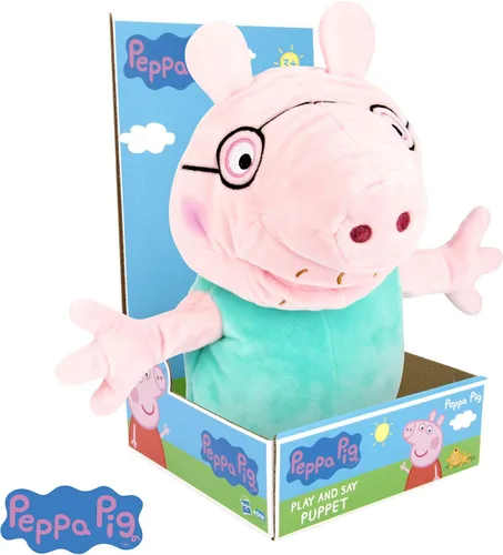 Miniatura 4 de WowWee Marionetas de Peppa Pig - Papi Pig, Multicolor